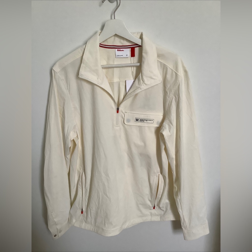 Wilson NWT Harrison shirt jacket Chicago size Med quarter zip